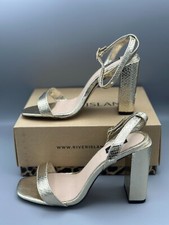 River Island Sandalen Damen Sommerschuhe Sandalette offene Schuhe Gr. 3 #253