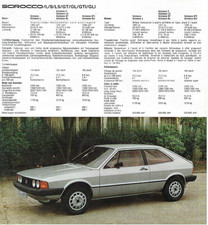 Autoprospekt  KARMANN SCIROCCO