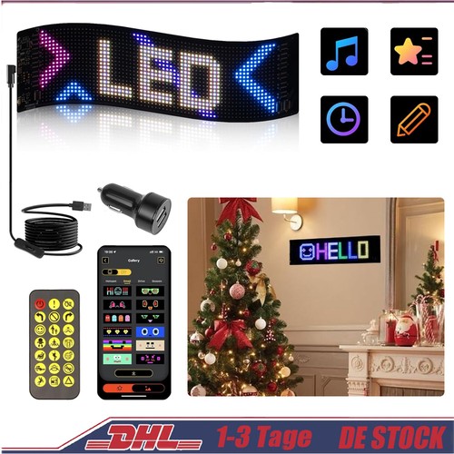 Led rgb display programmierbar - led,