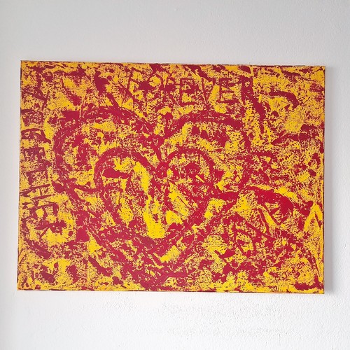 Acrylbild leinwand abstrakt - acrylbild,, leinwand,