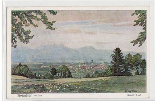 Rosenheim künstlerkarte - rosenheim,,