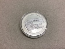 1 Oz Silbermünze Australien Salzwasserkrokodil 2014
