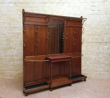 ANTIK! XL Stand-Garderobe restauriert Spät-Biedermeier 1860 Kleiderständer