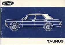 FORD   TAUNUS  Betriebsanleitung 1972  Bedienungsanleitung   Handbuch   BA