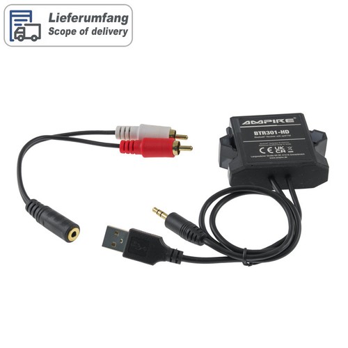 Ampire btr301 bluetooth - ampire, btr301-hd