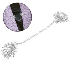  Cardigan Spange Legierung Perlen Frauen Pullover Strickjacke Verschlüsse