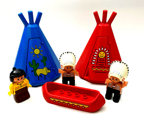 Lego duplo indianer - indianer, tippi