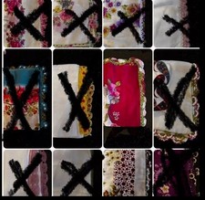 Yazma Hamdarbeit Oya Tülbent Kopftuch 