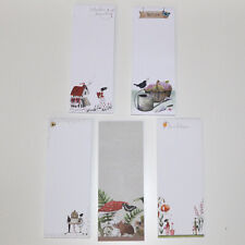 Notizblock mit Magnet auf der Rückseite - 5 Motive - Natur, Garten, Lesen, Glück