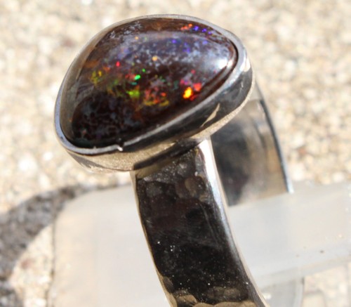 Multicolor boulder opal - opal,