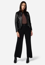 Abigale klassische Lederjacke