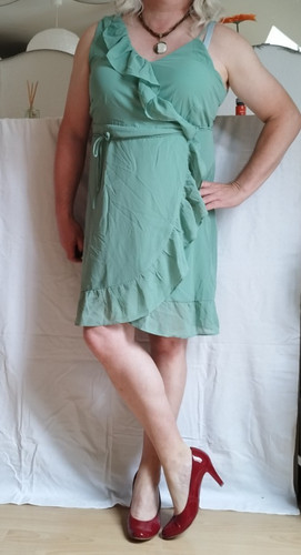 Wickelkleid shirtkleid gr - xl,