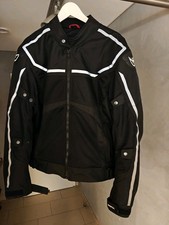 sehr gut erhaltene Berik Sonic Air Motorrad Textiljacke schwarz Größe 56