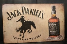 Schild JACK DANIELS Metallschild Blechschild Deko Bardeko shabby Whiskey