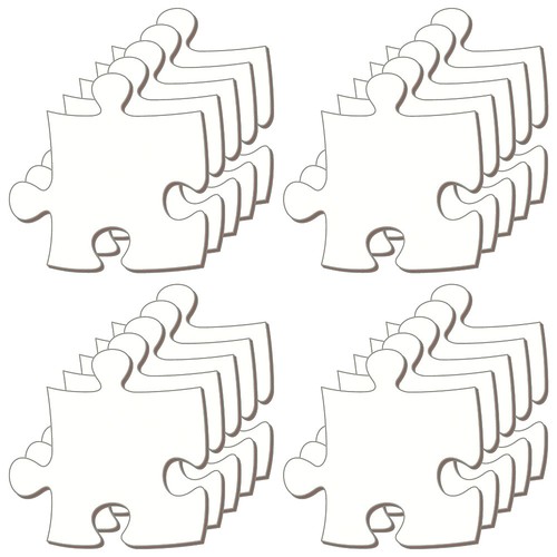 Blanko puzzle teile unendlich - puzzle-teile,