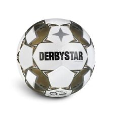 DERBYSTAR Brillant APS v24 gold weiss - Fußball Matchball - Grösse 5 - NEU