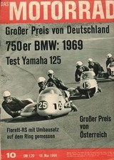 M6810 + Test YAMAHA YAS-1 125 ccm Zweizylinder + Das MOTORRAD 10/1968