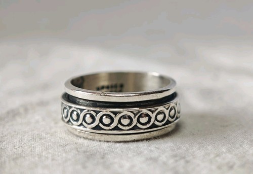 Großer 925 silber ring - silber,