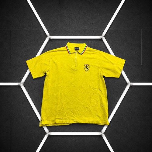 Vintage ferrari polo shirt - vintage,