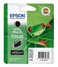 Original Epson T0548 schwarz matt Stylus Foto Photo R800 R1800 OVP DATUM 08/2022