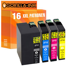 16 Patronen für Epson T2711-T2714 WorkForce WF-3620 DWF WF-3620 WF WF-3640 DTWF
