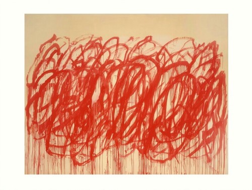 Twombly untitled print - cy, i