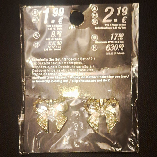 Kik schuhclip set 2er damen - kik, schuhclip-set