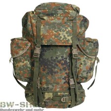 ORIGINAL BUNDESWEHR KAMPFRUCKSACK 65L FLECKTARN BW RUCKSACK OUTDOOR ARMEE TASCHE