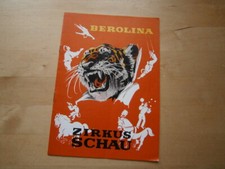 Zirkus BEROLINA "Zirkus Schau", originales Programmheft, Programm, Heft von 1972