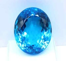 Natürlich Blauer Topas 195