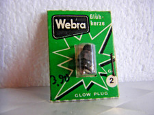 Glühkerze, orginal Webra Nr. 2, für Motoren bis 2,5 ccm, NEU/OVP! SAMMLER