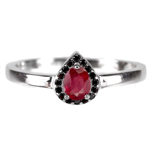925 sterling silber ring - silber, oval