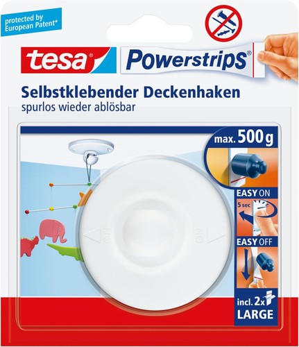 Tesa powerstrips deckenhaken - tesa,