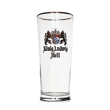 König Ludwig Hell Bierglas