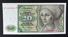 20 Deutsche Mark von 1980 in