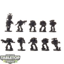 Space Marines - 10x Legion of the Damned Squad - grundiert