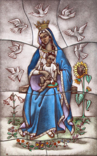 Ikone madonna opalglas - madonna,