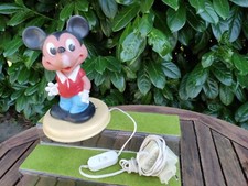 MICKY MAUS Lampe 21cm True Vintage 1962 - rare MICKEY MOUSE Leuchte, Tischlampe