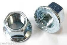 zwei Achsmutter BMX 14mm Achse