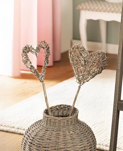 Holz garten stecker herz aus - holz,