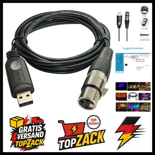 Rs09b usb dmx kabel - sh-rs09b,