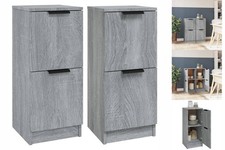 Sideboards 2 Stk. Grau Sonoma