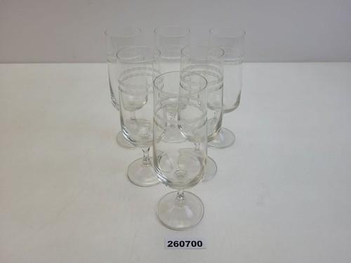 Sektgläser ddr glas - 6x,