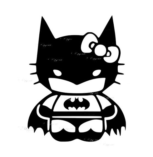 Batman hello kitty - batman,