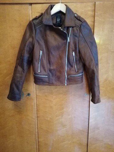 Jacke lederjacke braun - lederjacke, s