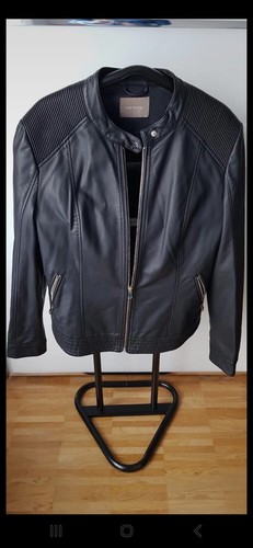 Jacke aus kunstleder schwarz - aus,