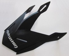 Marushin Ersatzschirm Helmschirm Peak für Black Carve / RS-MX ET mattschwarz