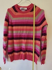 Clements Ribeiro Damen Pullover Kaschmir gestreift mehrfarbig, Gr.M,neu