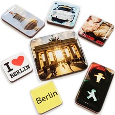 Berlin Souvenirs Kühlschrankmagnete, 7 teiliges Set, Magnete mit Berlin Motiven