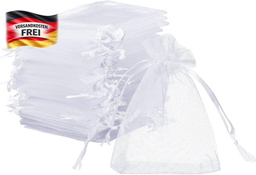 Organza beutel weiß stück - beutel,